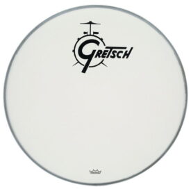 Gretsch USA 18" Ambassador Coated Logo Bass Drum Head