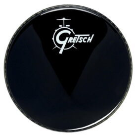 Gretsch USA 18" Ambassador Ebony Logo Bass Drum Head