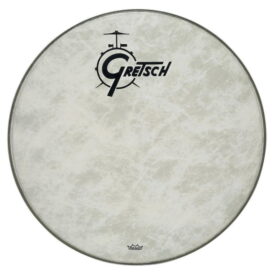 Gretsch 18" USA Bass Drum Logo Head Fiberskyn