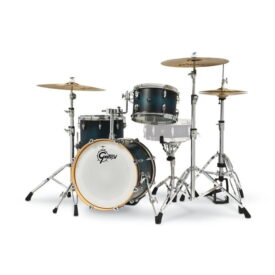 Gretsch 18" Renown Maple 3-Piece Shell Pack - Satin Antique Blue Burst - Image 3