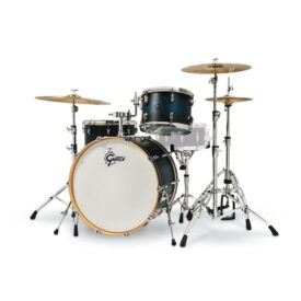 Gretsch 24" Renown Maple 3-Piece Shell Pack - Satin Antique Blue Burst - Image 2