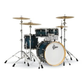 Gretsch 20" Renown Maple 4-Piece Shell Pack - Satin Antique Blue Burst - Image 2