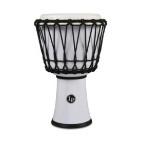 LP World 7-inch Rope Tuned Djembe - Circle White