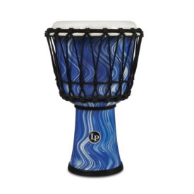 LP World 7-inch Rope Tuned Djembe - Blue Marble