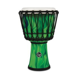 LP World 7-inch Rope Tuned Djembe - Green Marble