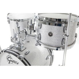 Gretsch 18" USA Brooklyn 3-Piece Shell Pack - Silver Sparkle - Image 5