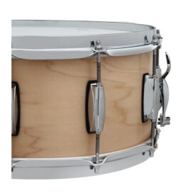 Gretsch USA Brooklyn 14 x 5" Snare Drum - Straight Satin With Lightning Throw - Image 3