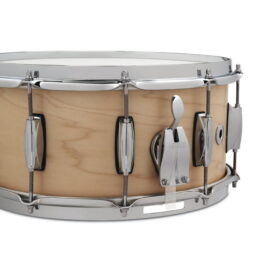 Gretsch USA Brooklyn 14 x 6.5" Snare Drum - Straight Satin With Lightning Throw - Image 3