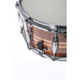 Gretsch Walnut Full Range Snare Drum w/Maple Inlay 14" x 6.5" - Image 5