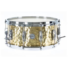 Gretsch Hammered Brass Full Range Snare 14" x 6.5"