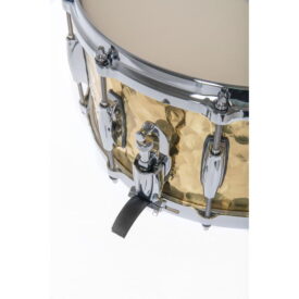 Gretsch Hammered Brass Full Range Snare 14" x 6.5" - Image 5