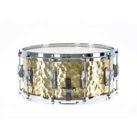 Gretsch Hammered Brass Full Range Snare 14" x 6.5" - Image 4