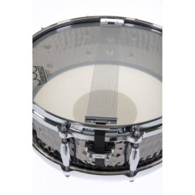 Gretsch Hammered Black Steel Full Range Snare Drum 14" x 5"
