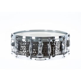 Gretsch Hammered Black Steel Full Range Snare Drum 14" x 5" - Image 4