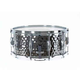 Gretsch Hammered Black Steel Full Range Snare Drum 14" x 6.5" - Image 3
