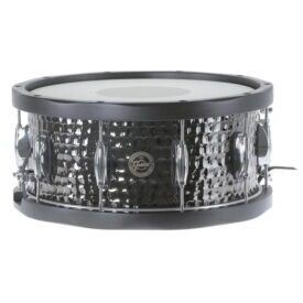 Gretsch Wood Hoop Black Steel Full Range Snare Drum 14" x 6.5"