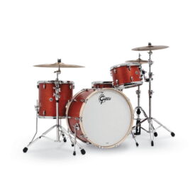 Gretsch USA Brooklyn 14 x 14" Floor Tom - Satin Burnt Orange