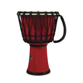 LP World 7-inch Rope Tuned Djembe - Circle Red - Image 4