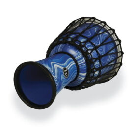 LP World 7-inch Rope Tuned Djembe - Blue Marble - Image 3