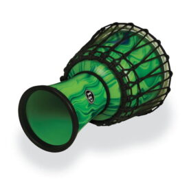 LP World 7-inch Rope Tuned Djembe - Green Marble - Image 4