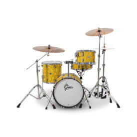 Gretsch 18" Catalina Club 4-Piece Shell Pack - Yellow Satin Flame - Image 2