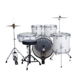 Ludwig Accent 20" Fuse Starter Drum Kit - Snow Dust - Image 3