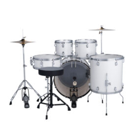 Ludwig Accent 22" Drive Starter Drum Kit - Snow Dust - Image 3