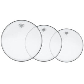 Remo Ambassador Clear Tom Pack - (10" 12" 14")