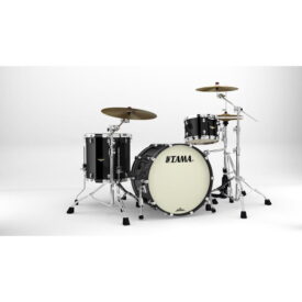 Tama 22" Starclassic Maple 3-Piece Shell Pack - Piano Black with Chrome Hardware