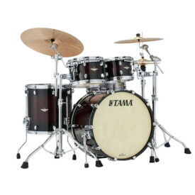 Tama 22" Starclassic Maple 4-Piece Shell Pack - Dark Mocha Burst with Chrome Hardware