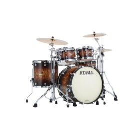 Tama 22" Starclassic Maple 4-Piece Shell Pack - Molten Satin Brown Burst with Chrome Hardware
