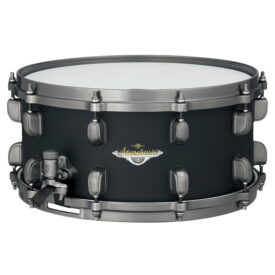 Tama 14" x 6.5" Starclassic Maple Snare Drum - Flat Black (Smoked Black Nickel Hardware)