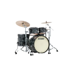Tama 22" Starclassic Maple 4-Piece Shell Pack - Charcoal Swirl with Black Nickel Hardware
