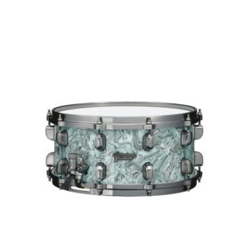 Tama 14" x 6.5" Starclassic Maple Snare Drum - Sky Blue Swirl (Smoked Black Nickel Hardware)