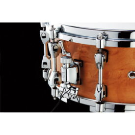 Tama 14" x 6" STARPHONIC Bubinga Snare Drum - Matte Natural Cordia - Image 3