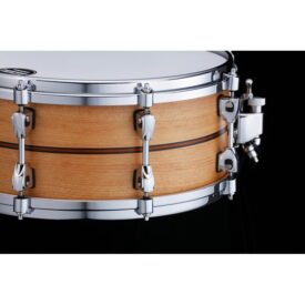 Tama 14" x 6" STARPHONIC Spruce Snare Drum - Satin Natural Spruce - Image 3