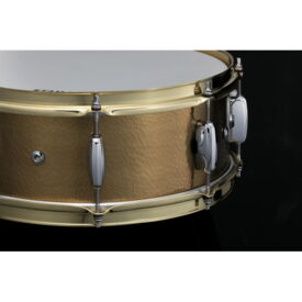 Tama 14" x 5.5" STAR Reserve Hand Hammered Brass Snare Drum - Image 3