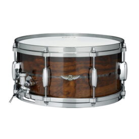 Tama 14" x 6.5" STAR Bubinga Snare Drum - Natural Indian Laurel (Wood Inlay Outside)