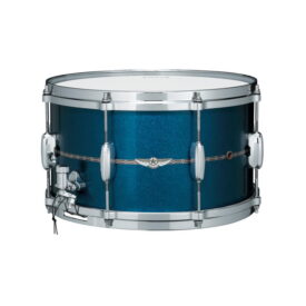 Tama 14" x 8" STAR Bubinga Snare Drum - Satin Blue Metallic (Wood Inlay Outside)