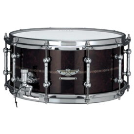 Tama 14" x 6.5" STAR Reserve Bubinga/Walnut Snare Drum - Gloss Claro Walnut