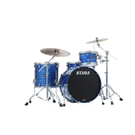 Tama 22" Starclassic Walnut/Birch 3-Piece Shell Pack - Lacquer Ocean Blue Ripple