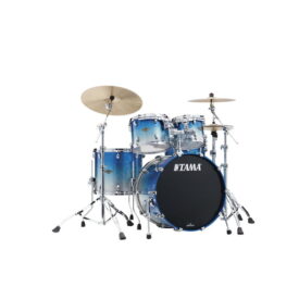Tama 22" Starclassic Walnut/Birch 4-Piece Shell Pack - Molten Blue Ice Fade