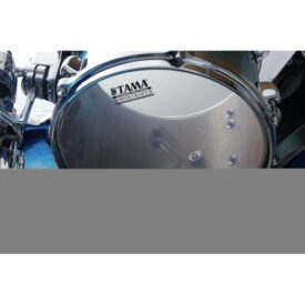 Tama 22" Starclassic Walnut/Birch 4-Piece Shell Pack - Molten Blue Ice Fade - Image 3