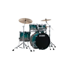 Tama 22" Starclassic Walnut/Birch 4-Piece Shell Pack - Satin Sapphire Fade
