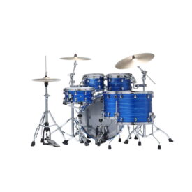 Tama 22" Starclassic Walnut/Birch 5-Piece Shell Pack - Lacquer Ocean Blue Ripple - Image 3
