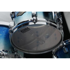 Tama 22" Starclassic Walnut/Birch 5-Piece Shell Pack - Molten Blue Ice Fade - Image 3