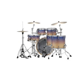 Tama 22" Starclassic Walnut/Birch 5-Piece Shell Pack - Satin Purple Atmosphere Fade - Image 3